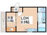 Bastet(ﾊﾞｽﾃﾄ)51 1LDKの間取り