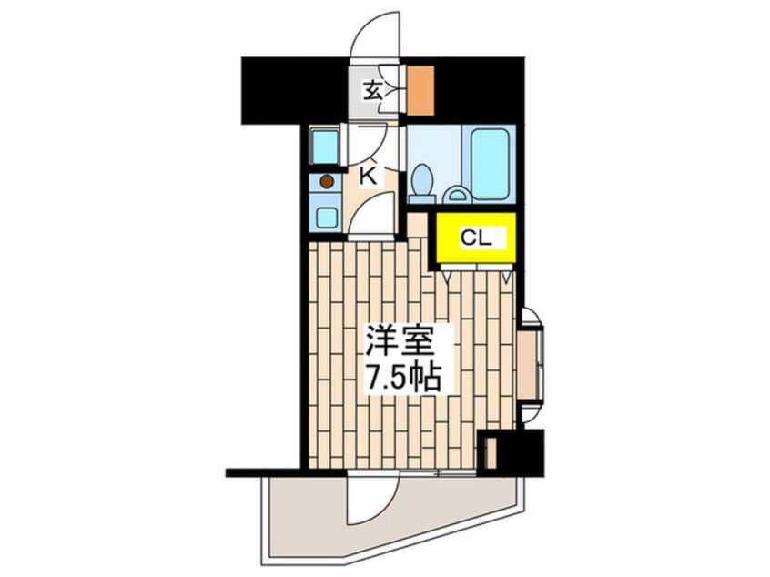 間取図 ライオンズプラザ藤沢(901)