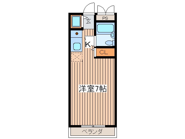 間取り図 フレ－ル南林間