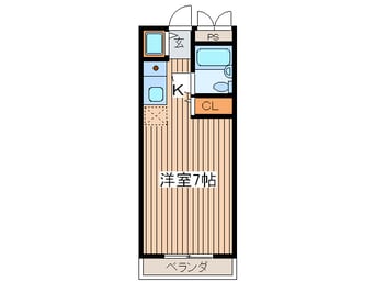 間取図 フレ－ル南林間