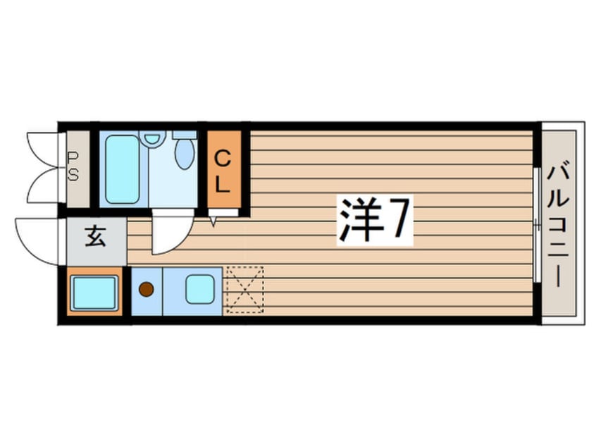 間取図 フレ－ル南林間