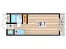 フレ－ル南林間 1Rの間取り