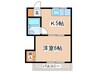 コーポ吉田 1Kの間取り