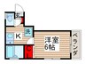 ＫＴビル 1Kの間取り