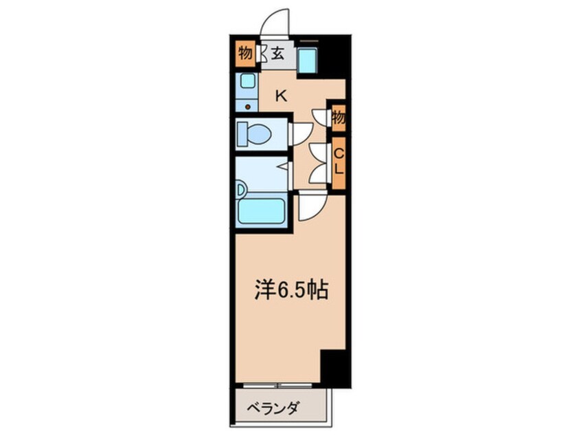 間取図 メインステージ西麻布（1204）