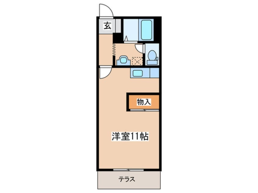 間取図 リブェ－ルハイツＡ