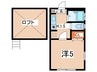 セリーヌ相模大野 1Kの間取り