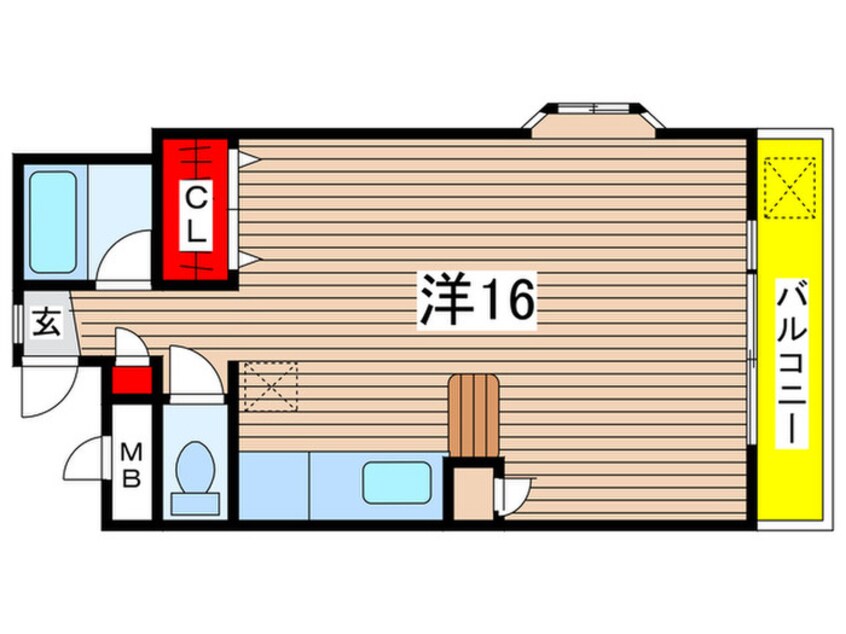 間取図 フィ－ルドハウス末広弐番館