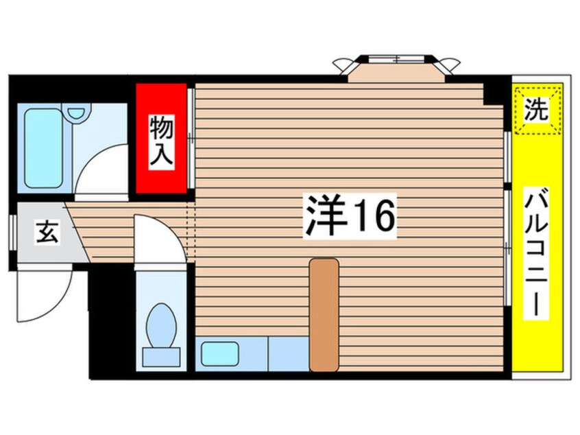 間取図 フィ－ルドハウス末広弐番館