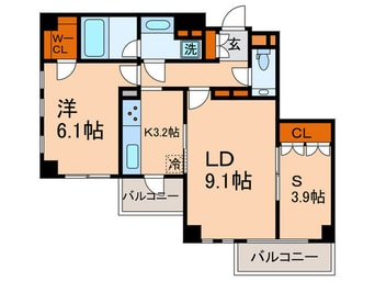 間取図 ドゥーエ千石(304)