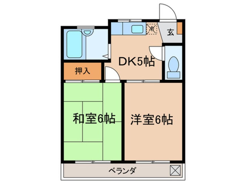 間取図 スズキハイツ