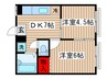 ハイツヴェルデ 2DKの間取り