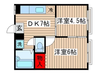 間取図 ハイツヴェルデ