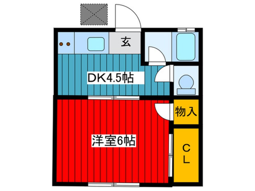 間取図 ハウス若草