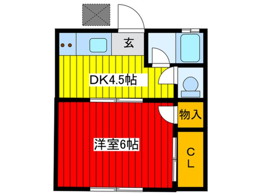 間取図 ハウス若草