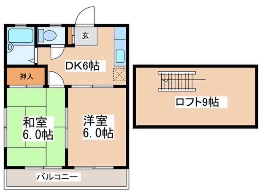 間取図 セレクトハイツ