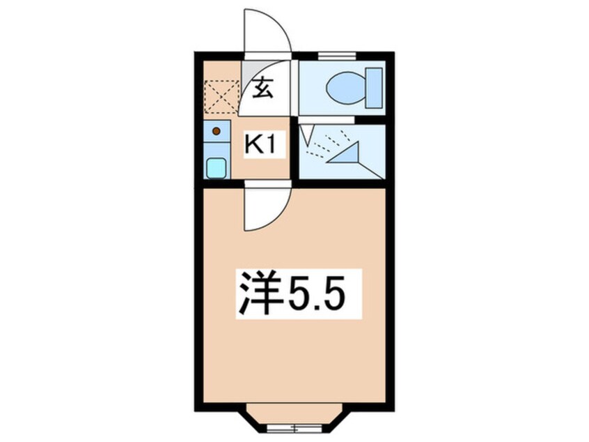 間取図 ハイツ二俣川