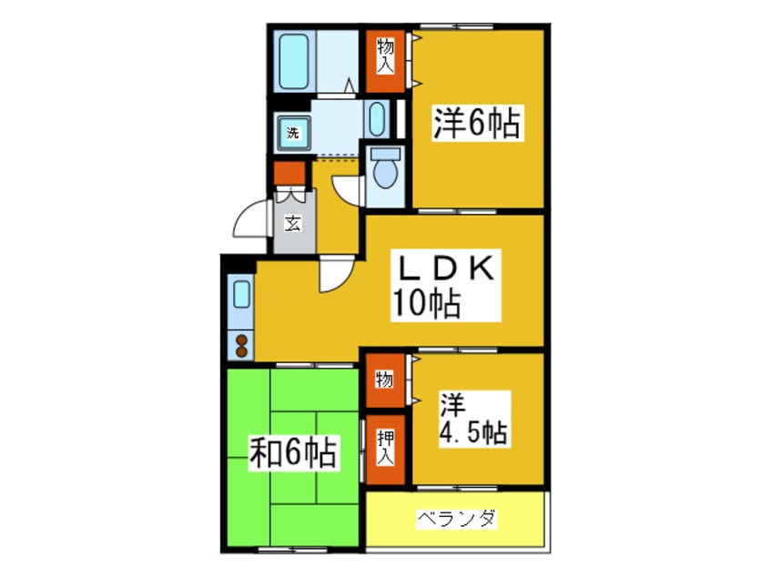 間取図 グランピア舞浜