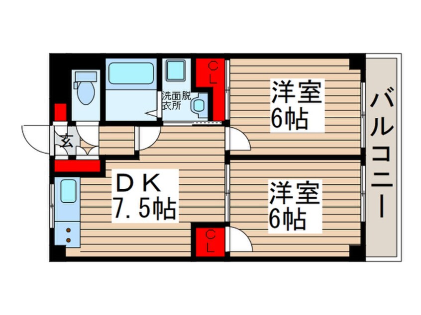 間取図 バロン浄光