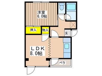 間取図 サンケーコーポ小宮