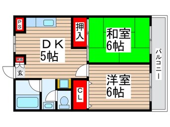 間取図 オンダエルドラド八潮Ⅱ