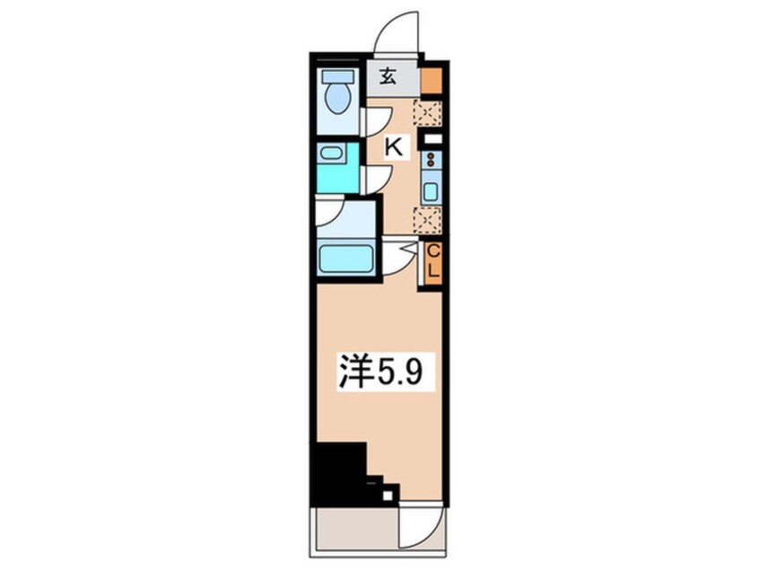 間取図 BandoubashiRentalApartment