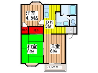 間取図 東参番館