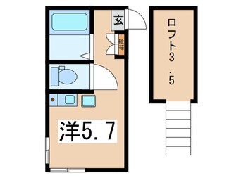 間取図 カサベルテ西戸部