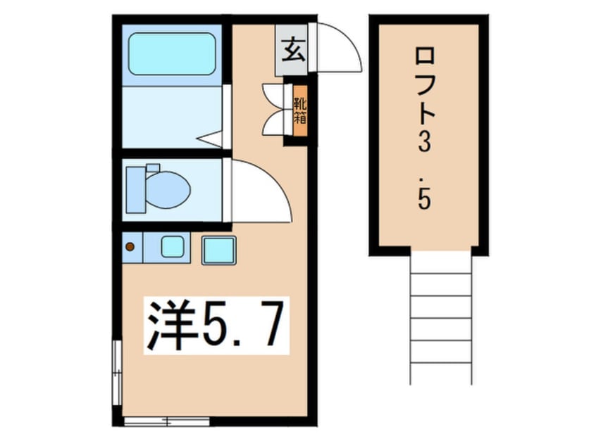 間取図 カサベルテ西戸部