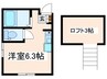 カサベルテ西戸部 1Rの間取り