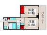 鹿浜マンション 2Kの間取り