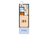 小嶋ハイツ 1Kの間取り