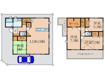 間取図 関町南3丁目貸家