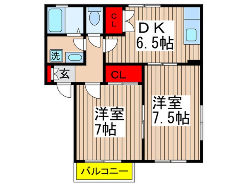 間取図 ハイツ中野A棟