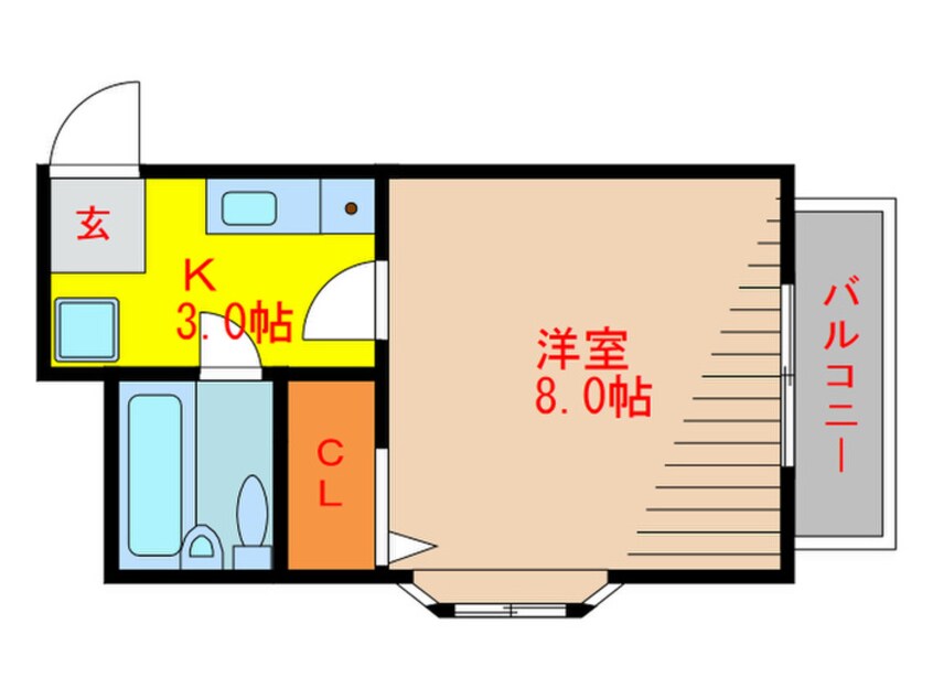 間取図 ルナテラス