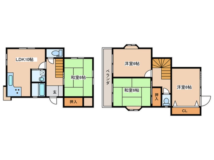 間取図 尾尻戸建