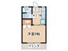 ダイワハイツ 1Kの間取り