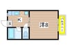 サンライフ２１ 1Kの間取り
