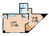AS　ONE　小石川　Residence 1LDKの間取り