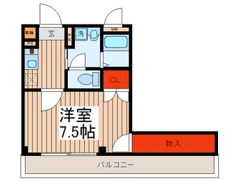 間取図 アンプル－ルフェ－ル本川越