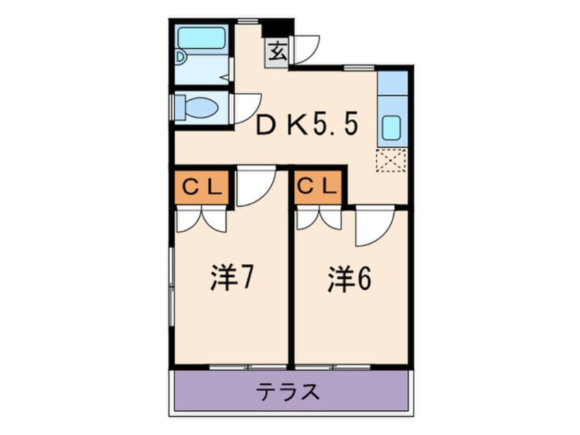 間取図 蓬莱館