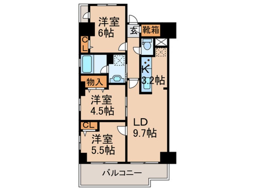 間取図 アーク金町レジデンス