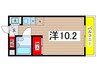 ドム・アコード協栄 1Rの間取り