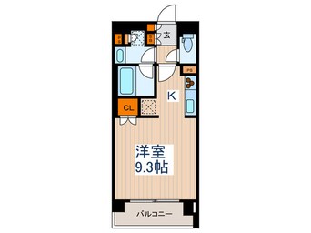 間取図 リビオ武蔵野中町（４０３）