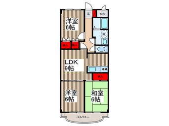 間取図 ヴィラ－ミ檸檬館