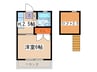 パールハイツ 1Kの間取り