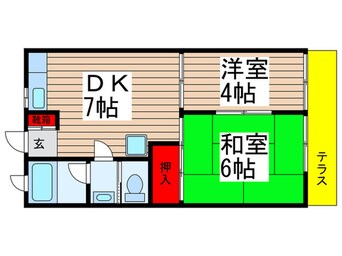 間取図 メゾントーカギ