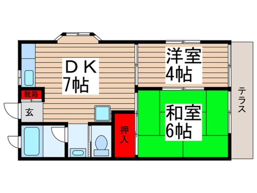 間取図 メゾントーカギ