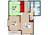 ルミエール 2LDKの間取り