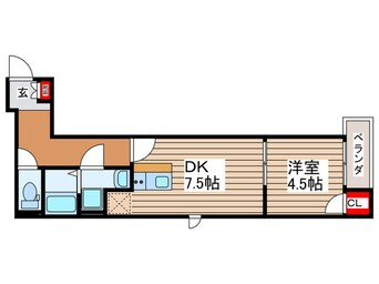 間取図 Ｙｕｕ黒砂
